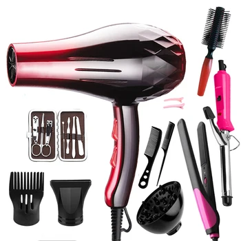 Low price africa portable salon blow 5 in 1 powerful professional hair dryer set