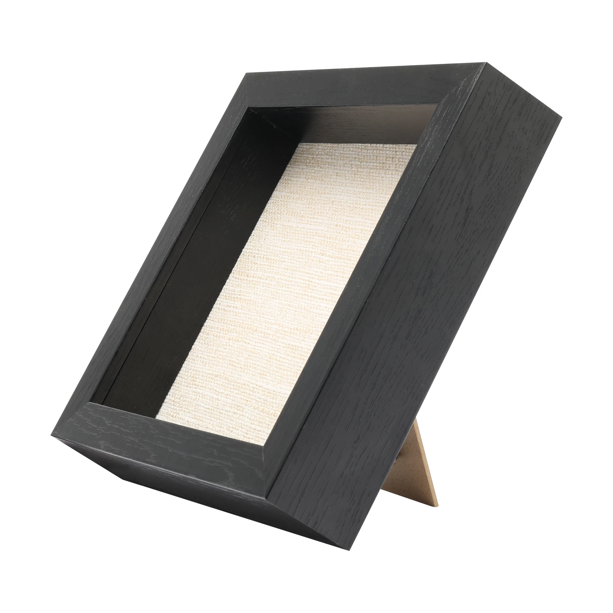 8x8 Shadow Boxes Display Cases With Linen Back Wood Memory Box For ...