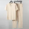 pantaloni lunghi beige