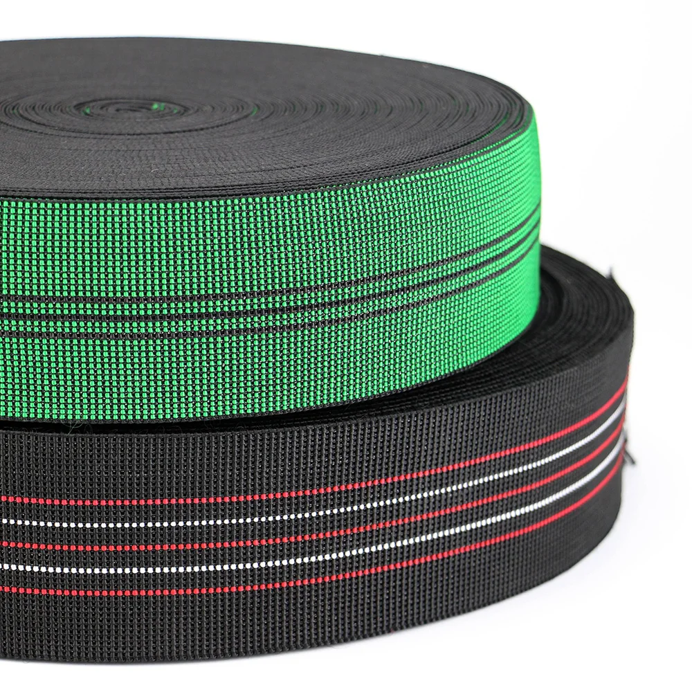 High Quality Elastic Sofa Webbing Stretch Latex Band for Furniture Sofa