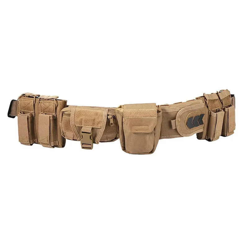 Practical High Density Material Tactical Belt Outdoor Multifunctional Detachable Adjustable Belt Set for Tactical