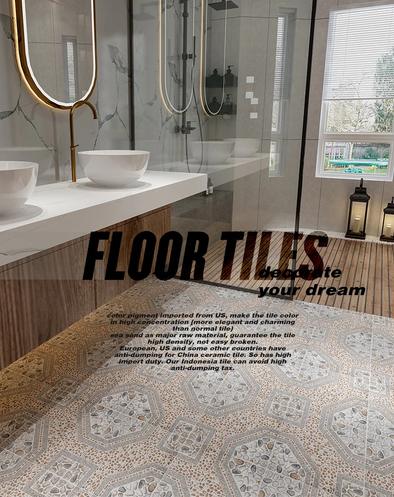 3d瓷砖抛光釉瓷400x400毫米40 x 40厘米地砖防滑地砖