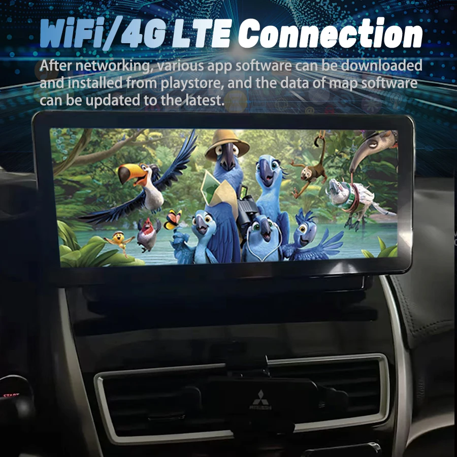 12.3inch Mitsubishi Eclipse Cross 2018-2021 Car Radio Navi