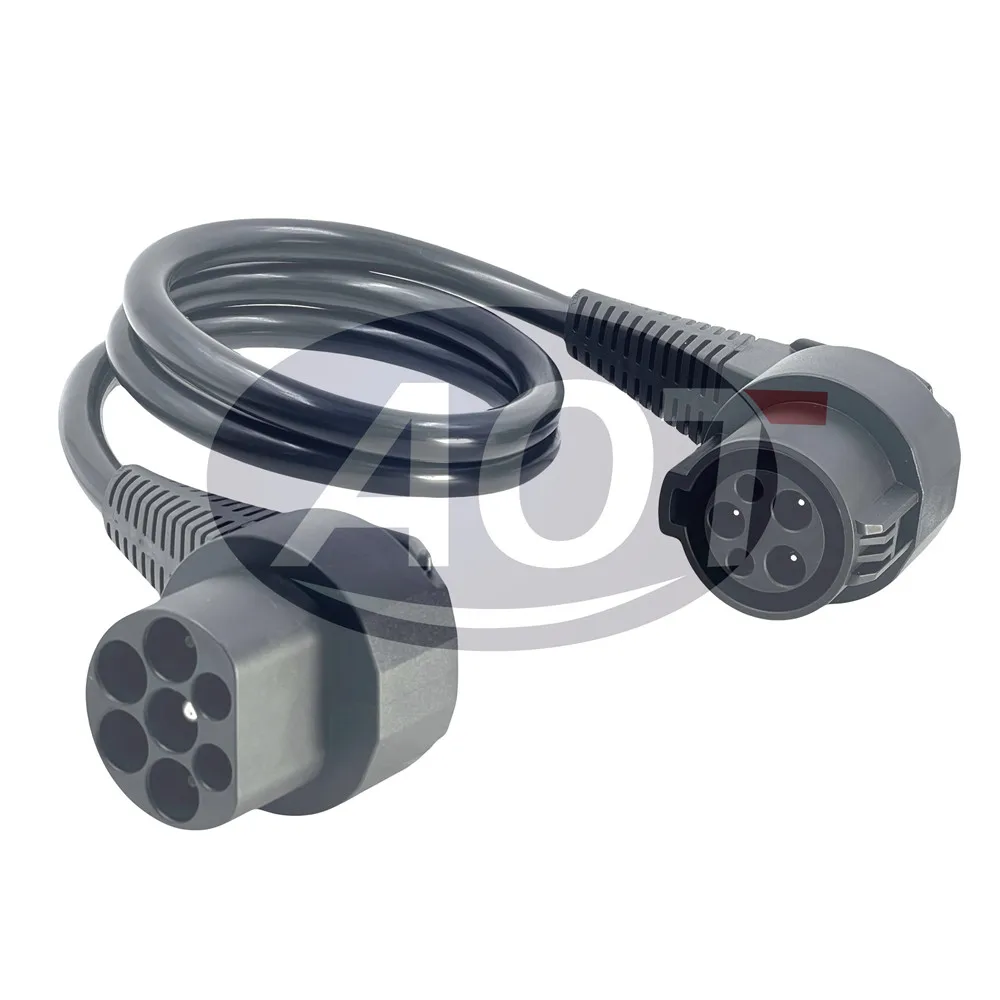 Adaptateur de charge AOTAI SAE Type 1 vers GB/T, adaptateur de charge pour véhicule électrique, câble J1772 vers GBT