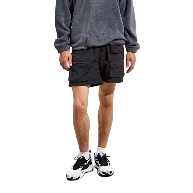 Custom Street Wear Nylon Cargo Shorts for Men - Gym & Fitness