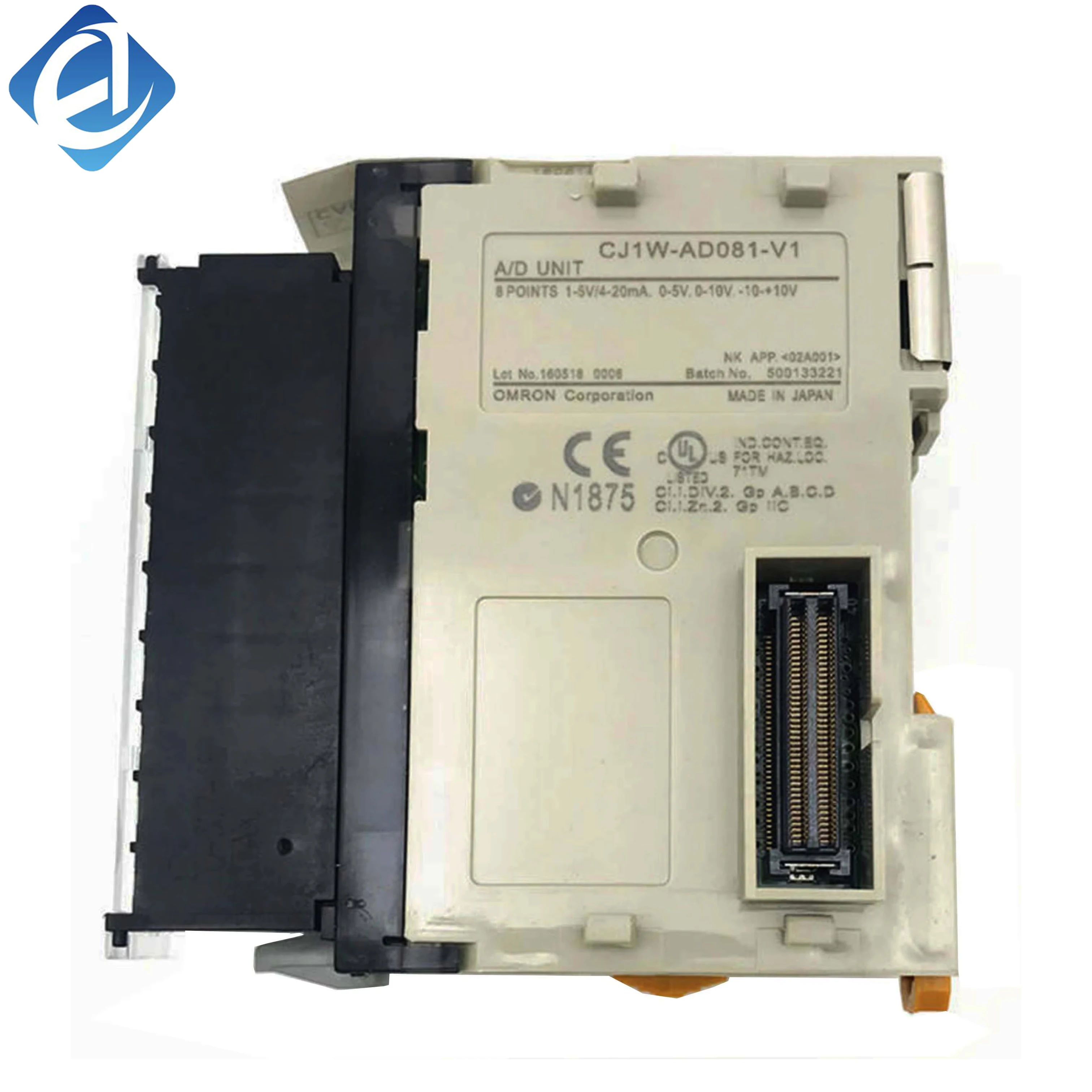 New Original Omron CJ1W series analog input unit. 8-channel analog input, high precision conversion, wide signal range compatibility, strong anti-interference. Suitable for CJ1/CJ2 series PLCs, used to collect temperature, pressure, flow and other analog 