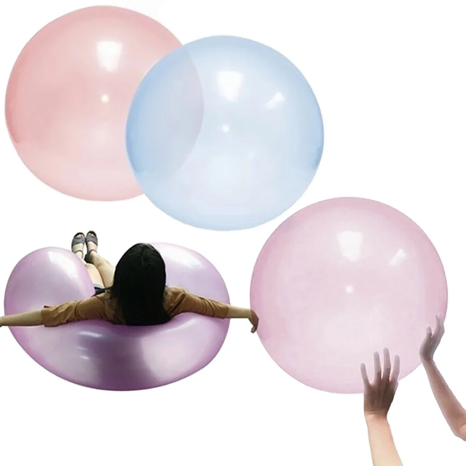 Children Outdoor Soft Air Water Filled Bubble Ball Blow Up Balloon Toy Fun party 