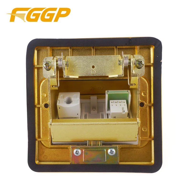 Philippines Popular CAT 6 Network 2 Port Rj45 Floor Socket Box Outlet