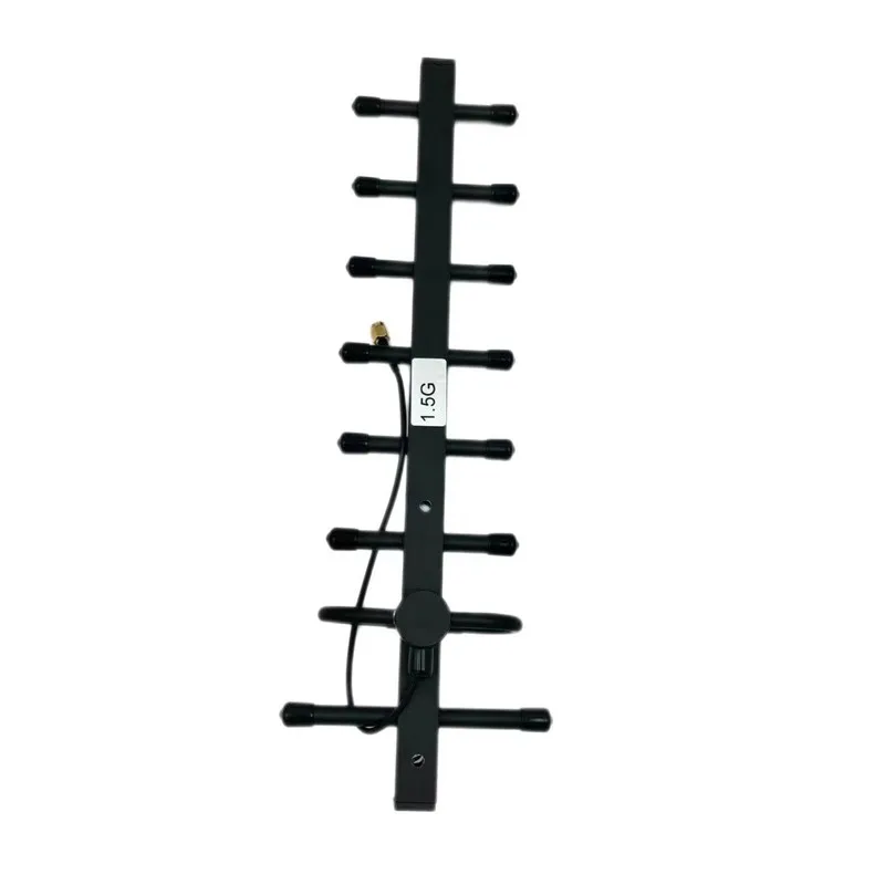 High gain yagi 1.5G/2.4G/5.8G/1.2G/900M 10/16dBi long range anti drone antenna SMA connector details