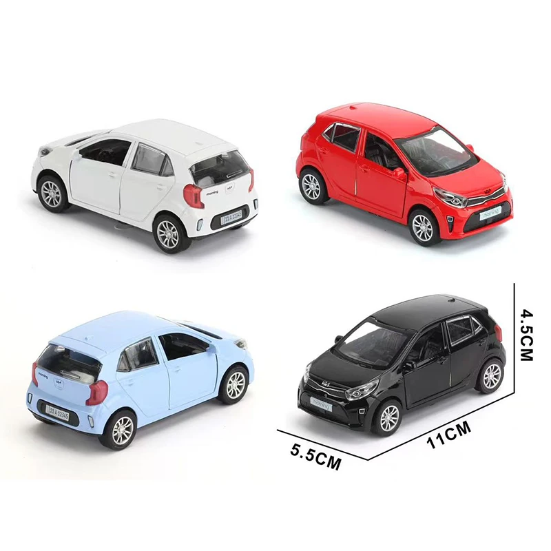 1:32 Scale for Kia Diecast Zinc Alloy  Morning  Model Car  Vehicle Toy for Boys