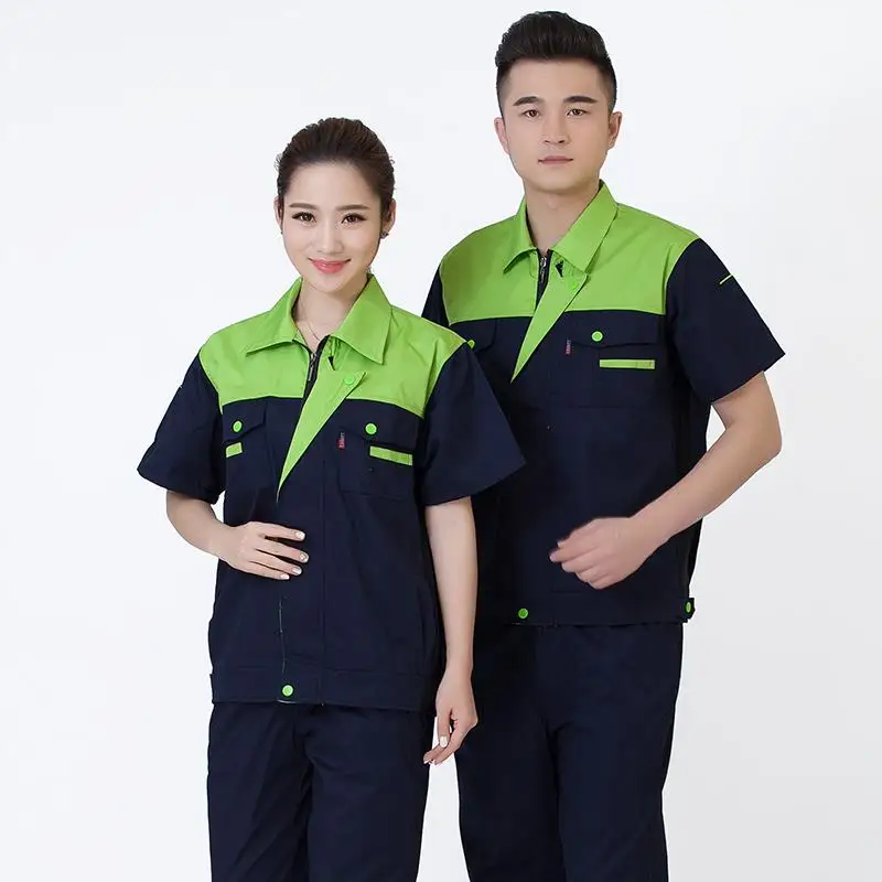 Ropa De Trabajo De Manga Corta Para Hombre Y Mujer,Alta Calidad,El Mejor  Precio,Verano - Buy Trabajador De Fábrica De Uniformes De Trabajo Uniforme,Seguro  Laboral Ropa De Trabajo,Mecánico Ingeniería Ropa De Trabajo Product