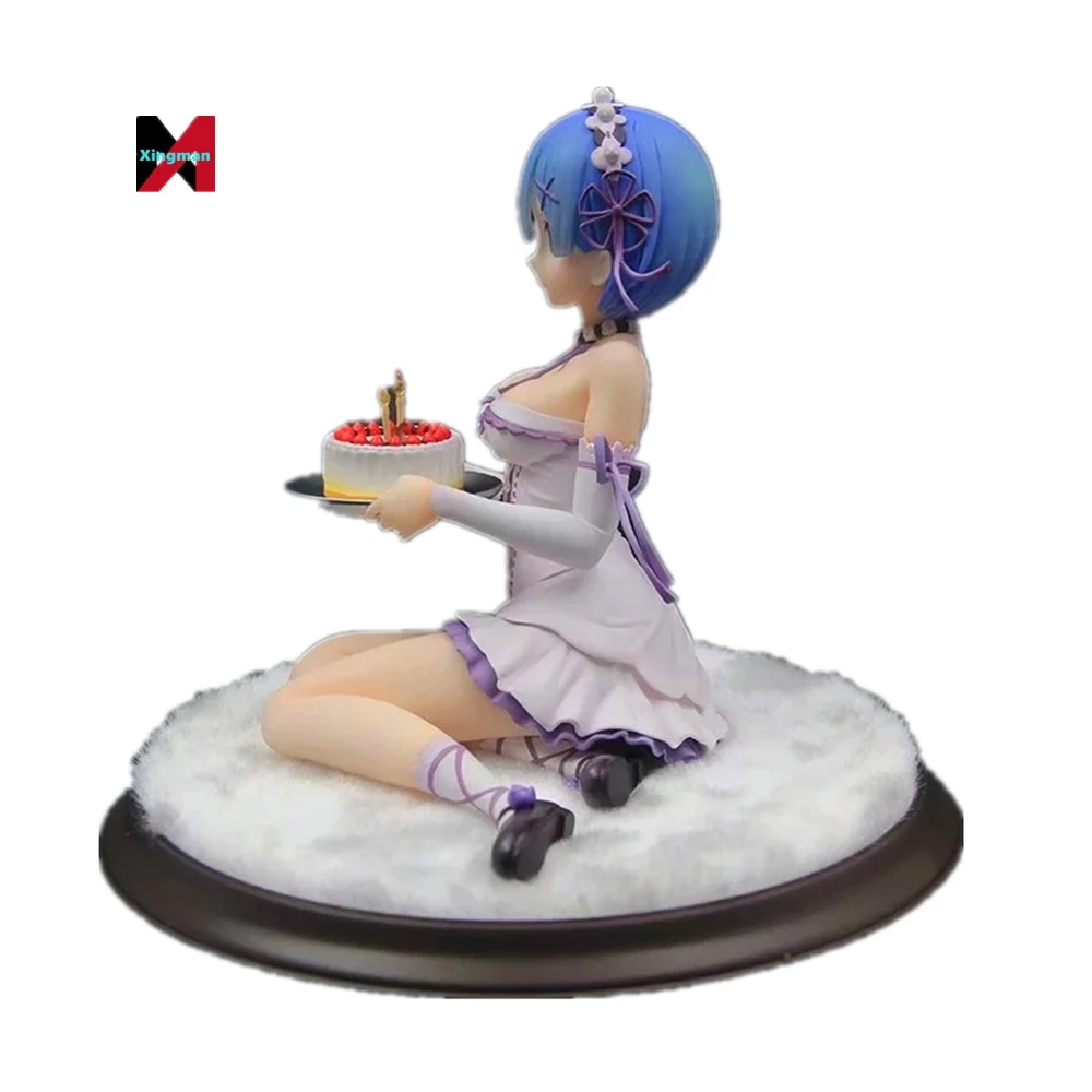 13cm Action Figure Re:life In A Different World From Zero Rem Re Zero  Birthday Cake Ver. PVC Collection Model Toy Birthday Gift - AliExpress