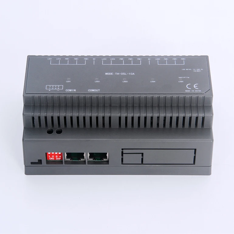 Modular Guest Room Intelligent Control System Remote Rcu Control Host 5 Way PWM High Power Dimming Module
