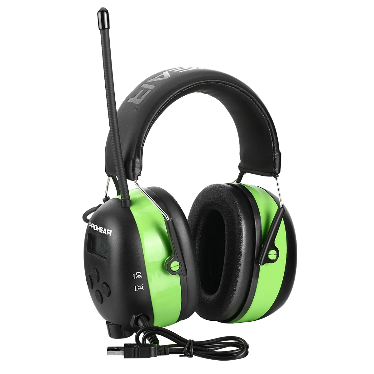 PROHEAR BT AM/FM Hearing Protector EM033 Black and green 