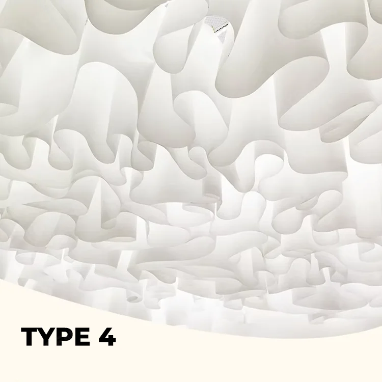 French Textured Paper Modern Style Drop Cloth Ceiling Fabric Drop a Grade Ceilingfor Hotel Shop factory