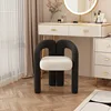 Poltrona in velluto [Bianco e nero]