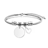 Round oblique center silver