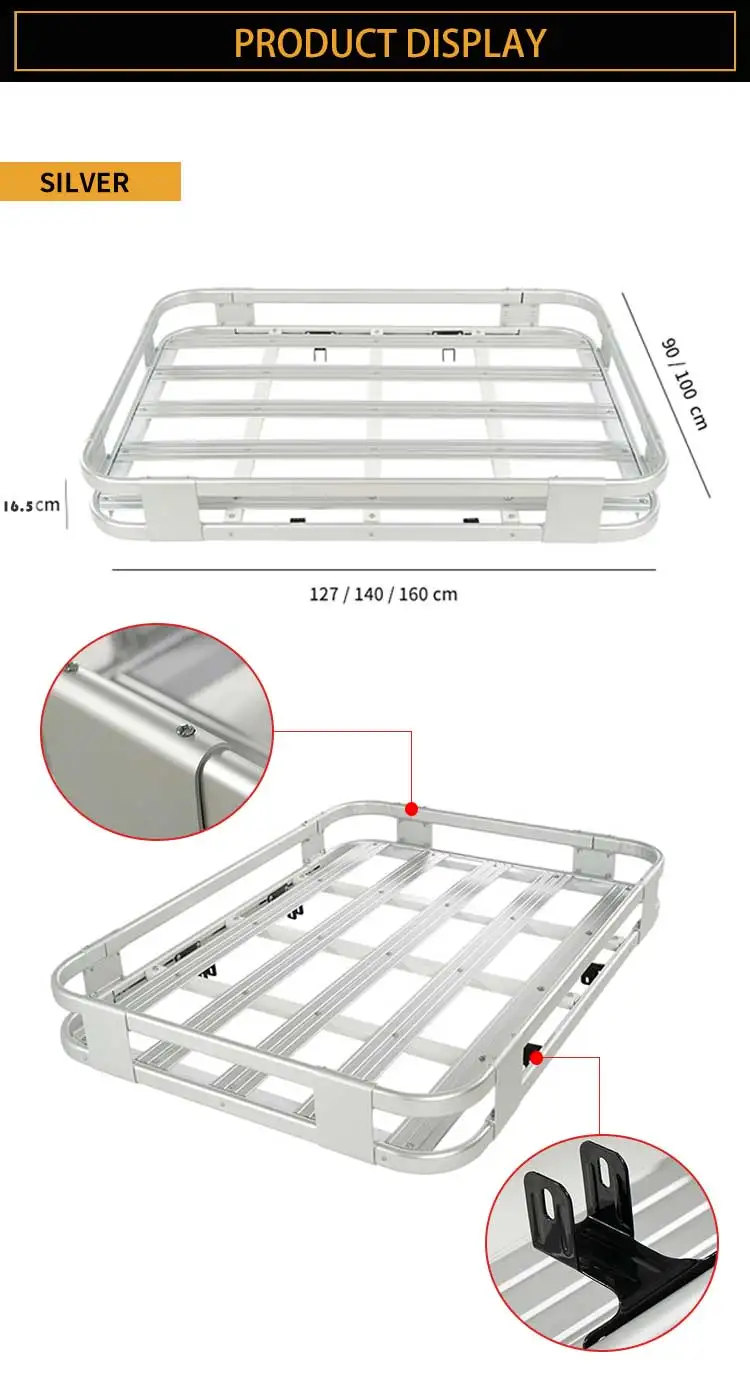 Roof Top Luggage Rack Roof Box Roof Rack 4x4 Top Carrier Support For ...