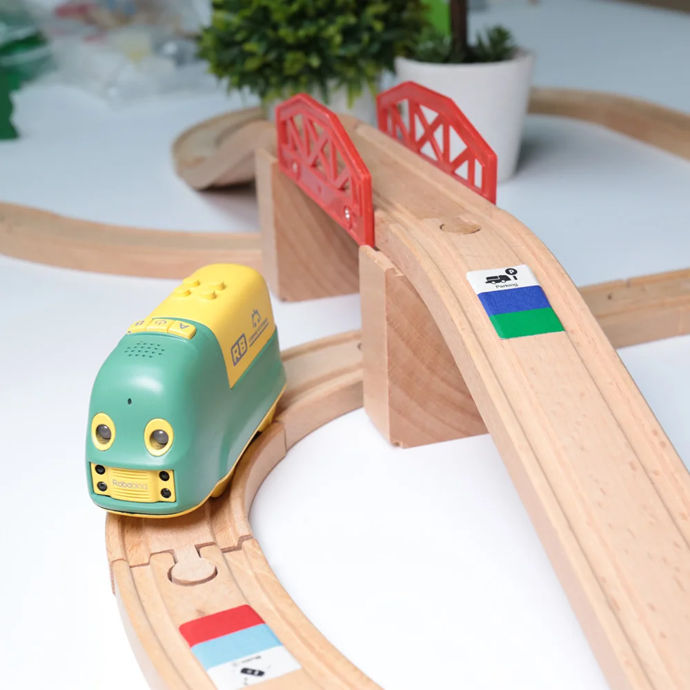 Tige Éducatifs En Bois Train Codage Express - Robobloq Autocollant Contrôle  Jouet Pour Enfants - Buy Train Ponts Jouets Planches Bois Jouets Thomas  Train En Bois Jouet Espagnol Jouets Pour Les Tout-Petits