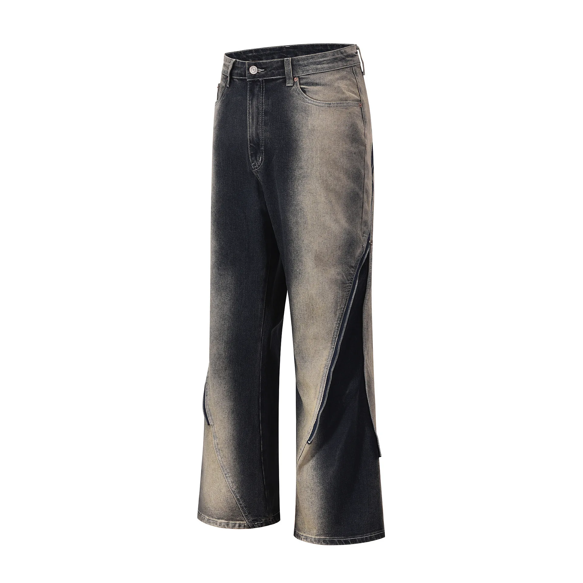 Custom Jeans Manufacturers Factory Utility Baggy Jeans Pant Men Men's Clothing Pants Trousers