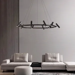 Nordic Style Chandelier for Living and Dining Room Creative Simple Design Middle Sized Light Fixture