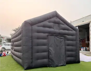 Commercial Pop up Led Black Disco Lighting Mobile Night Club Tent Inflatable Party Tent Inflatable Nightclub for Adults Event