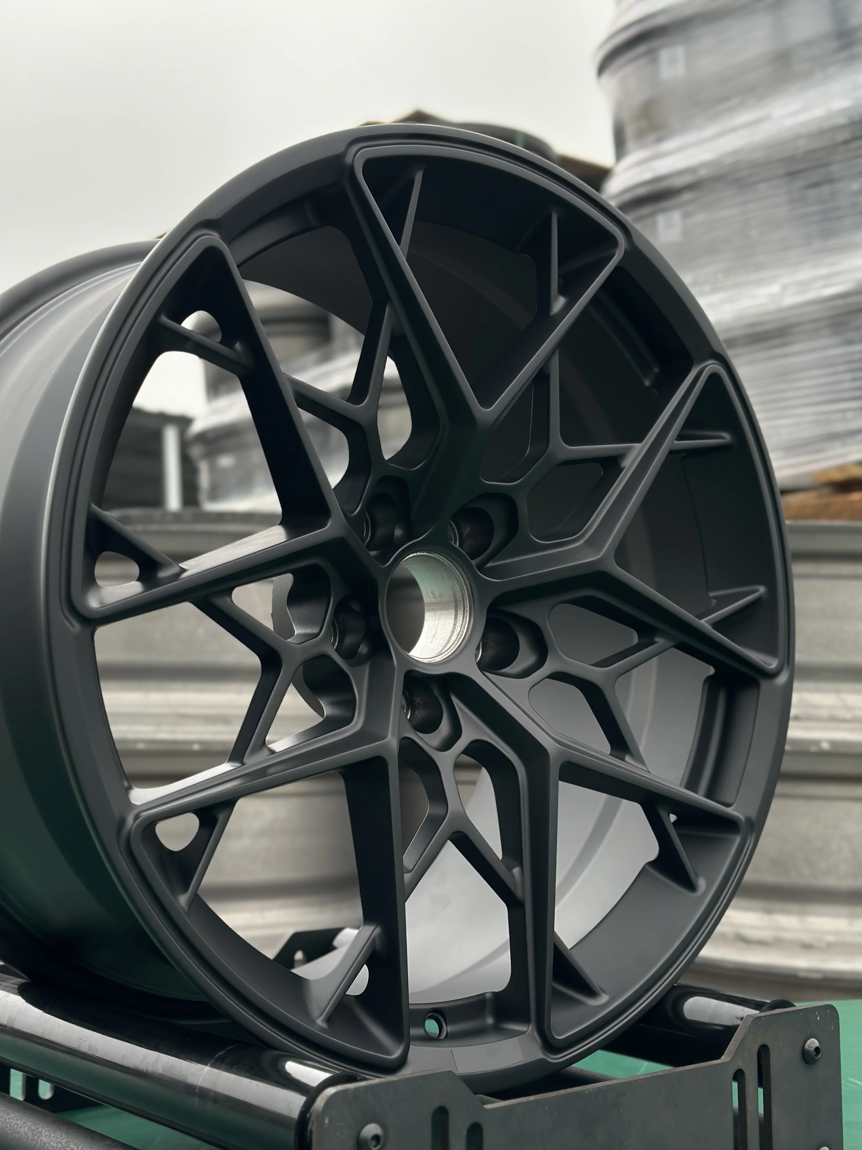 GVICHN one piece matte black forged wheels 16 - 26 inch aluminum alloy rims 5x112 5x114.3 5x120 monoblock wheel hub