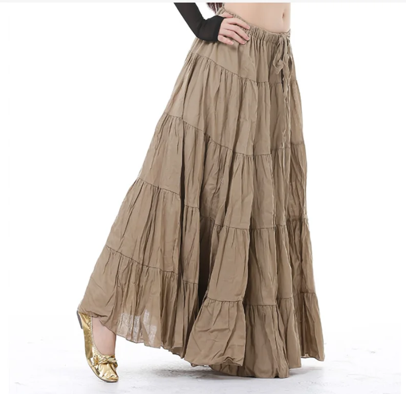 Super Large 17 Yard Flamenco Belly Dance Skirt - 720 Degrees