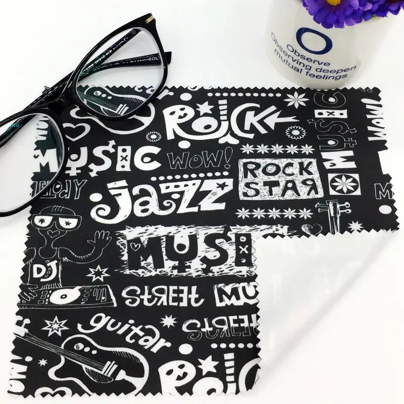 Салфетка для очков Microfiberb 12*12 см может быть изготовлена на заказ для бесплатных образцов