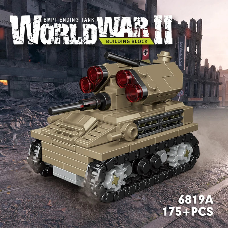 OEM custom ww2 kids diy toys military building blocks series mini model building block tank sets