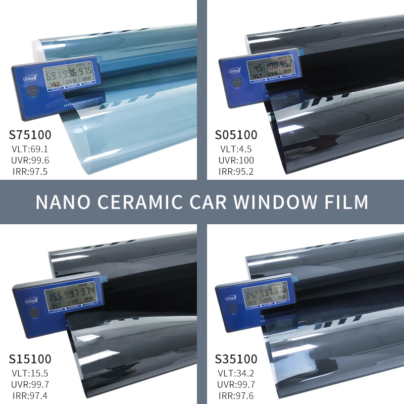 Rollos Polarizado Para Carro Solar Control Sun protection Glass Window Film 2ply Insulfilm Car Film Window Tint