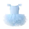 [l058 princess dress]sky blue