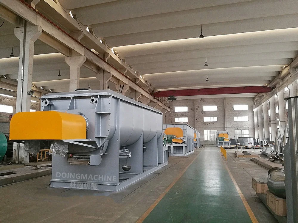 KJG Horizontal Hollow Wedge Shape Paddle Dryer for Waste Sludge
