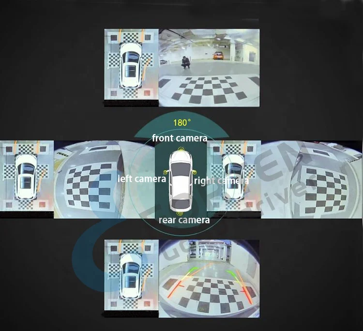 4 Channel Car 360 Recording Camera System Fit for Toyota Innova