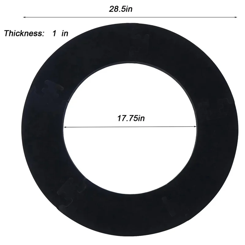 Splicing Dartboard Surround Wall Protector Eva Black Dartboard Wall Elasticity Durable Dart Protective Board Thicken Dart Tool
