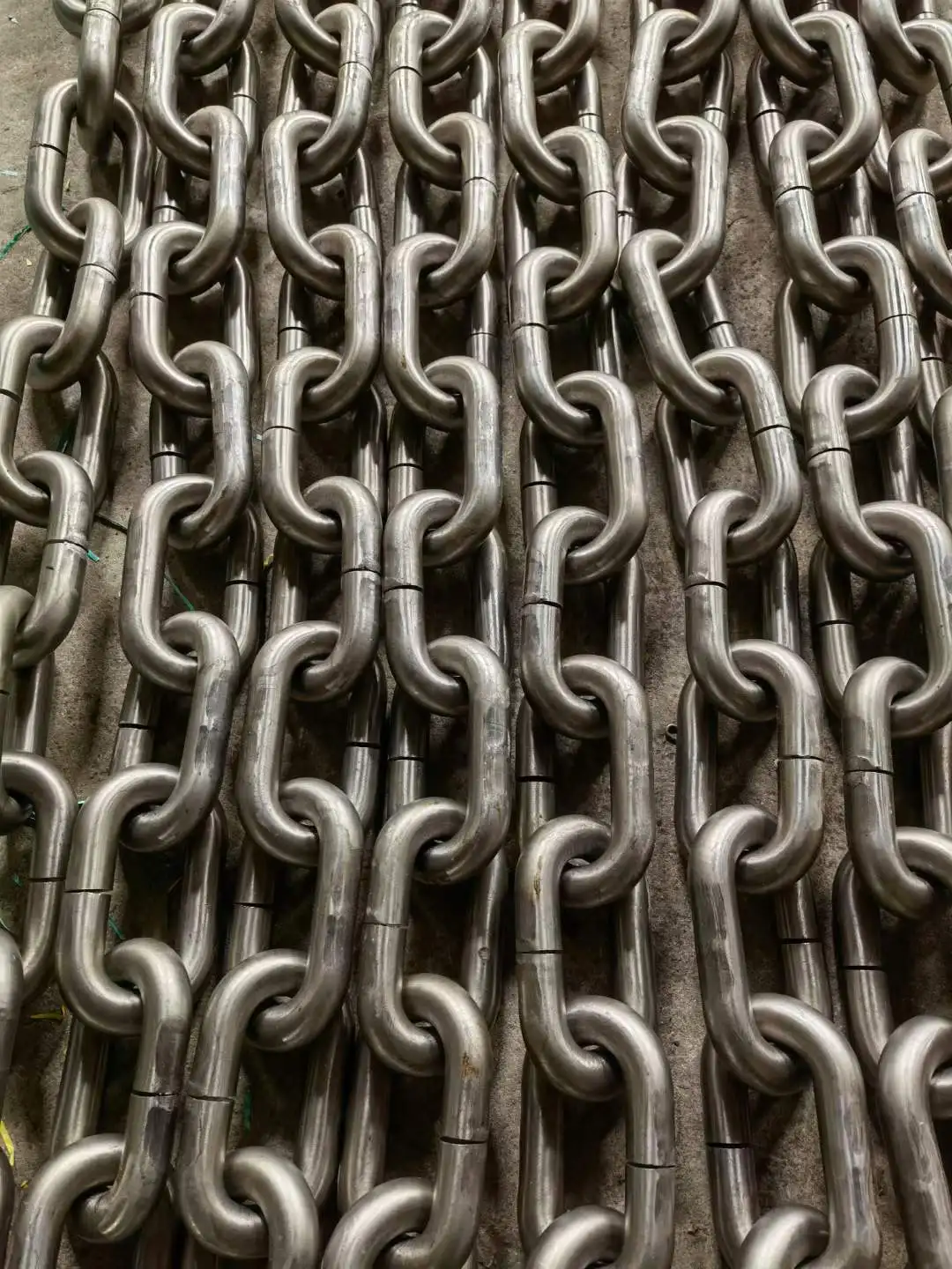 304 316 Polished  Stainless Steel Link Chain in Store Anchor Chains for Lifting
