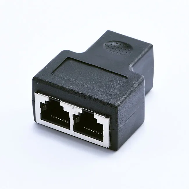 Rj45 Cat6 Ethernet Cable Lan Port 1 To 2 Socket Splitter Network Rj45 ...