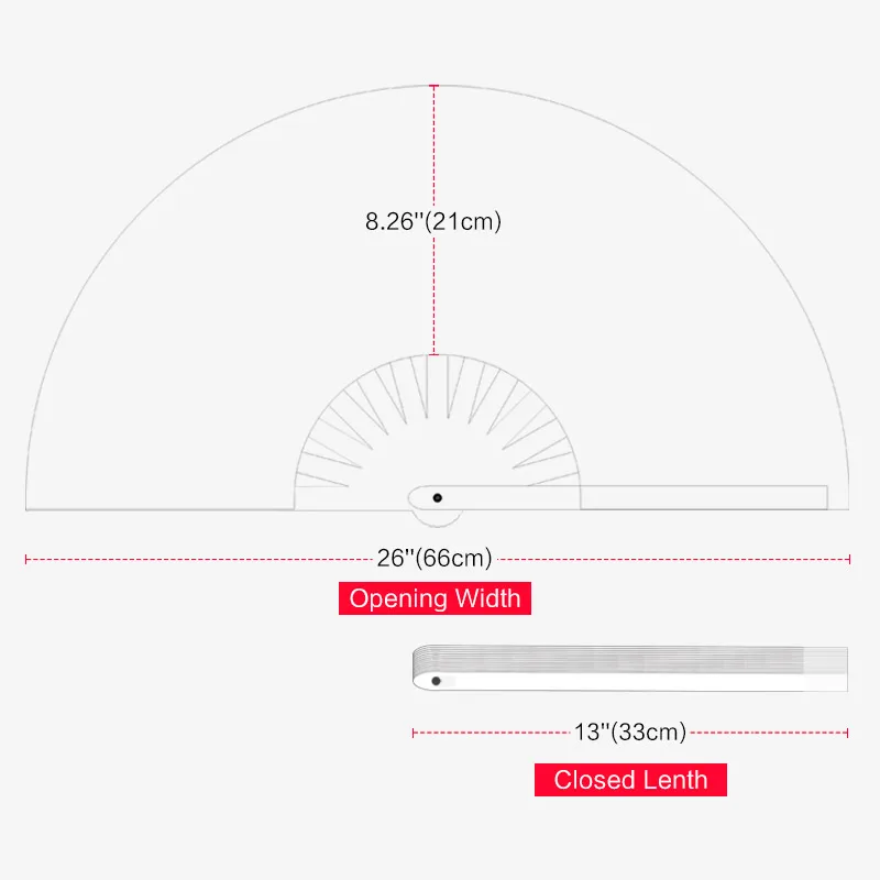 Оптовая продажа большой светоотражающий бамбуковый складной веер для танцев 13 дюймов