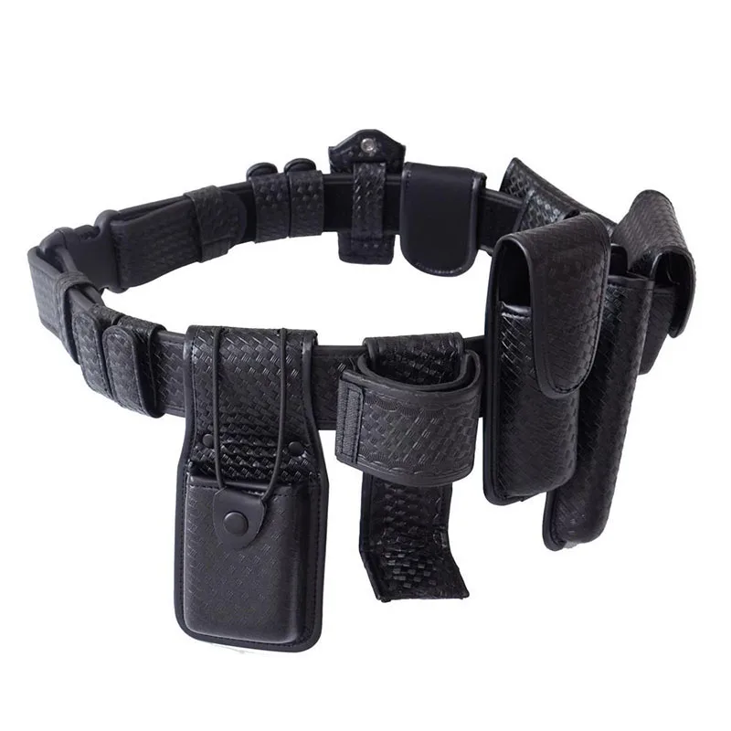 Premium Sport Enthusiasts Duty Belt Kit Multifunctional Belt Rig Kit Tactical Training Detachable Duty Belt Kit Includes Pouches