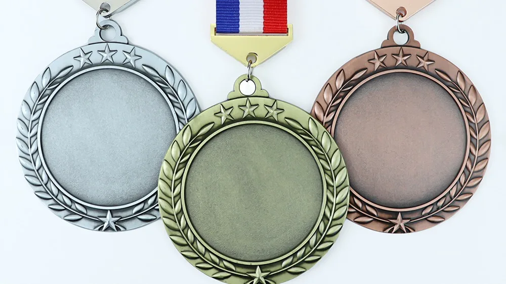 Ly Blank Medal Factory Spot Supply Golden Supplier Custom Honor