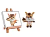 Customized Squirrel fur plush toys