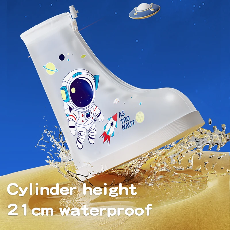 High Quality Custom Waterproof Over Shoe Cover Soft Breathable Rain Boot Non-Slip Insole for All Seasons Unisex
