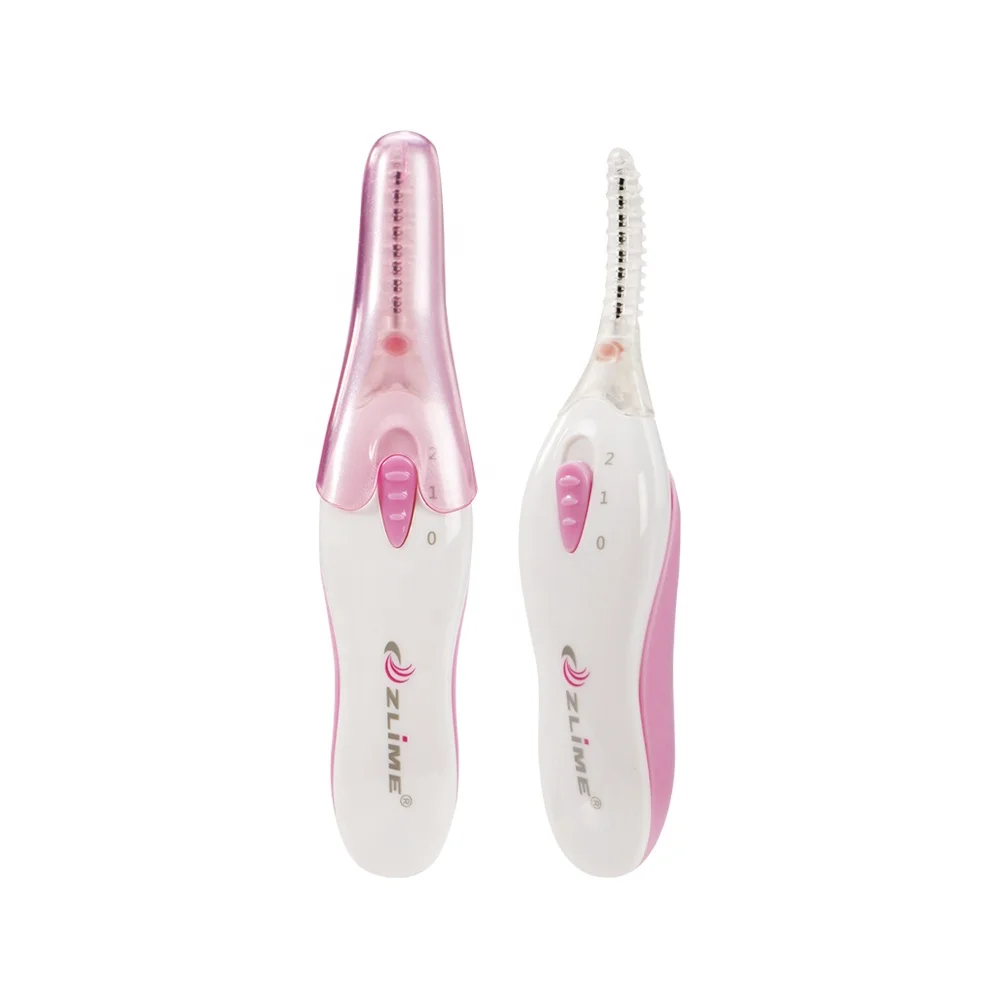 Battery Operated Makeup Lash Lift Custom Mini Eye Lash Curler Lash Care Portable Electric Plastic Heated Eyelash Curler