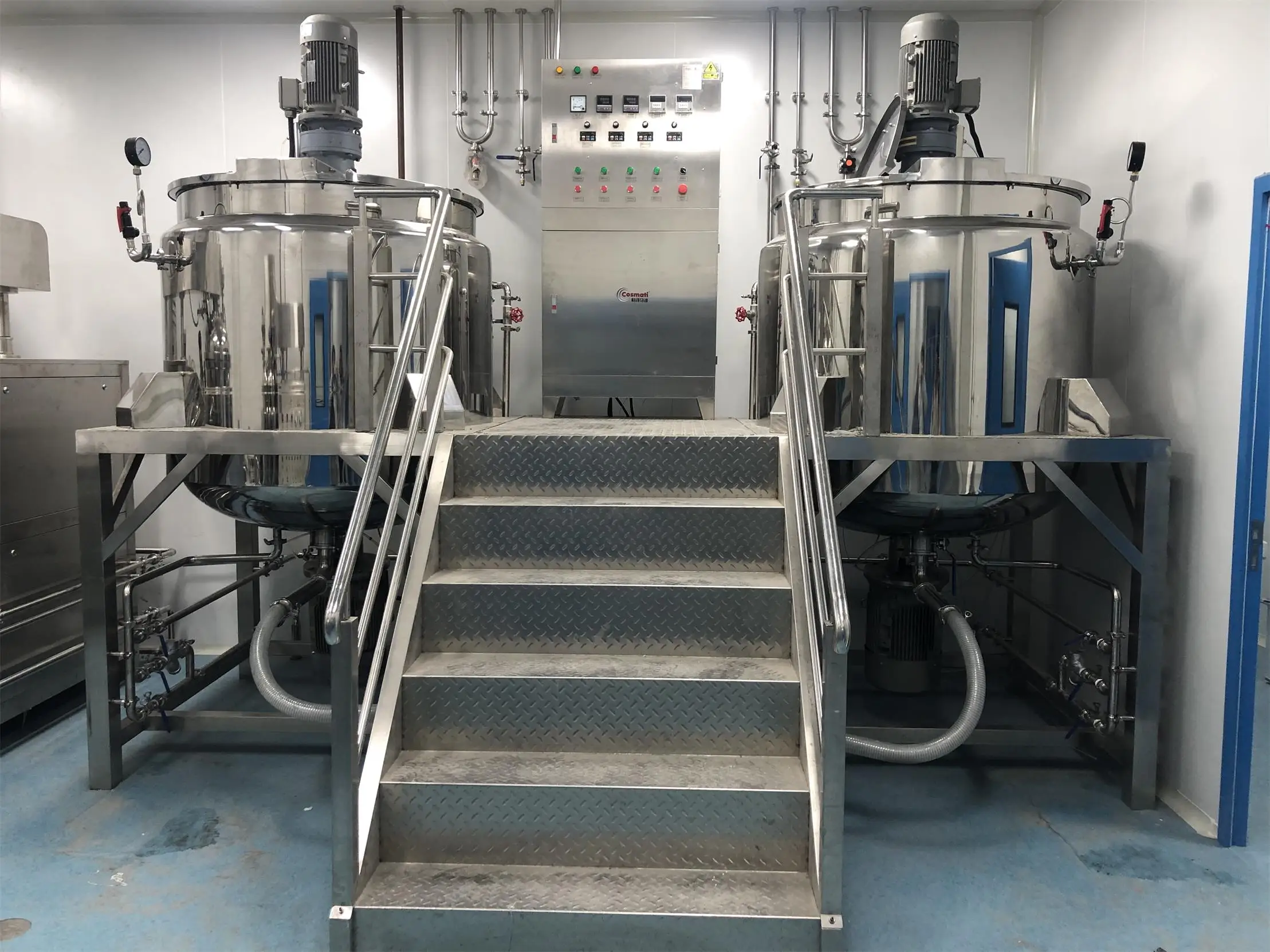 5000L Liquid Soap Homogenizing Mixer Blending Machine Mixer tank with Agitator Gel Making Machines Soap Mixer Machine Liquid