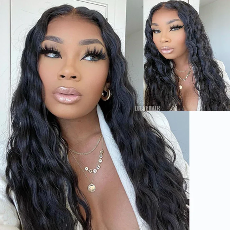 Brasilianische Remy I Tip Echthaar-Extensions Water Wave Microlink Hair_voghion.com