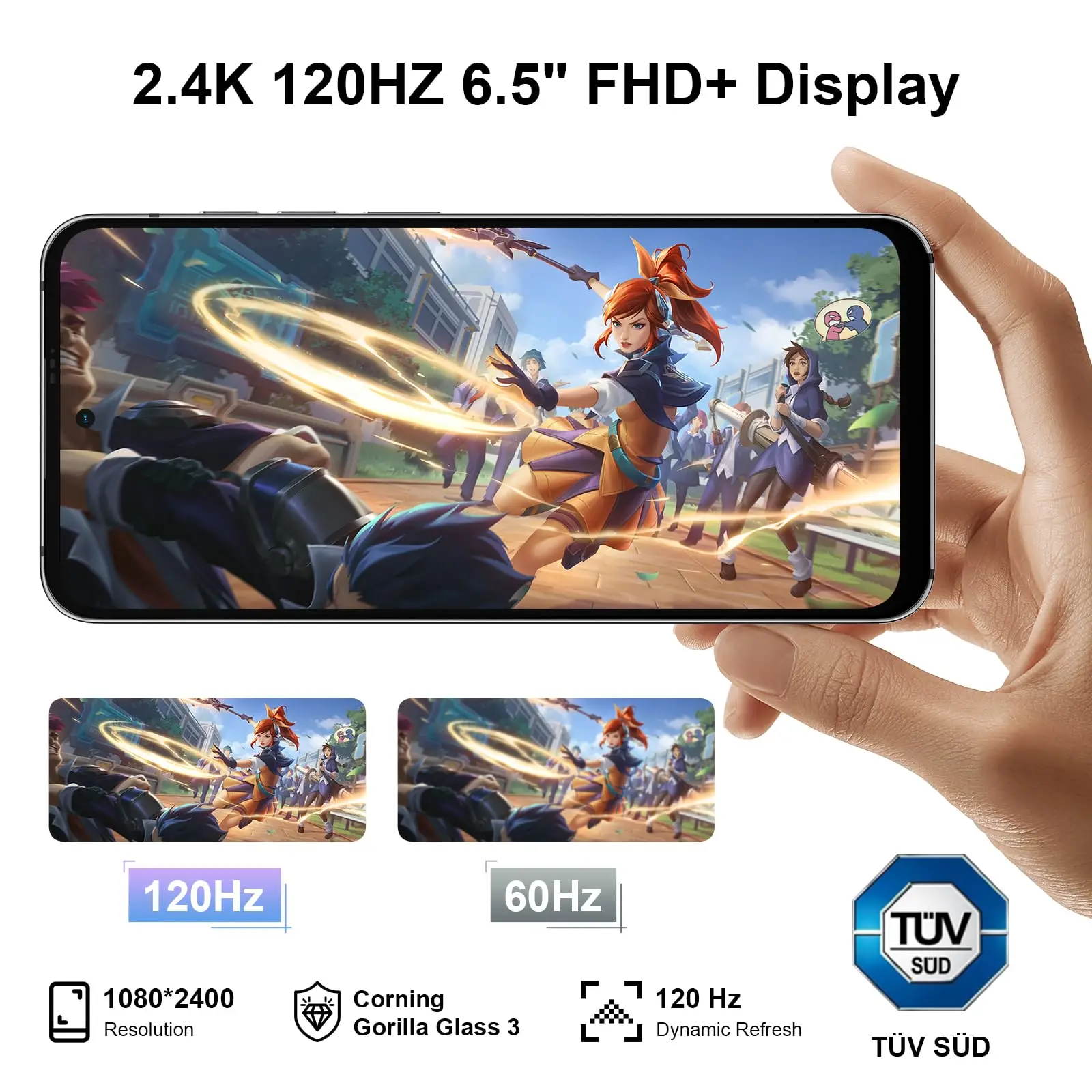 Blackview A96 4G Dual SIM NFC Smartphones 24GB+256GB Helio G99