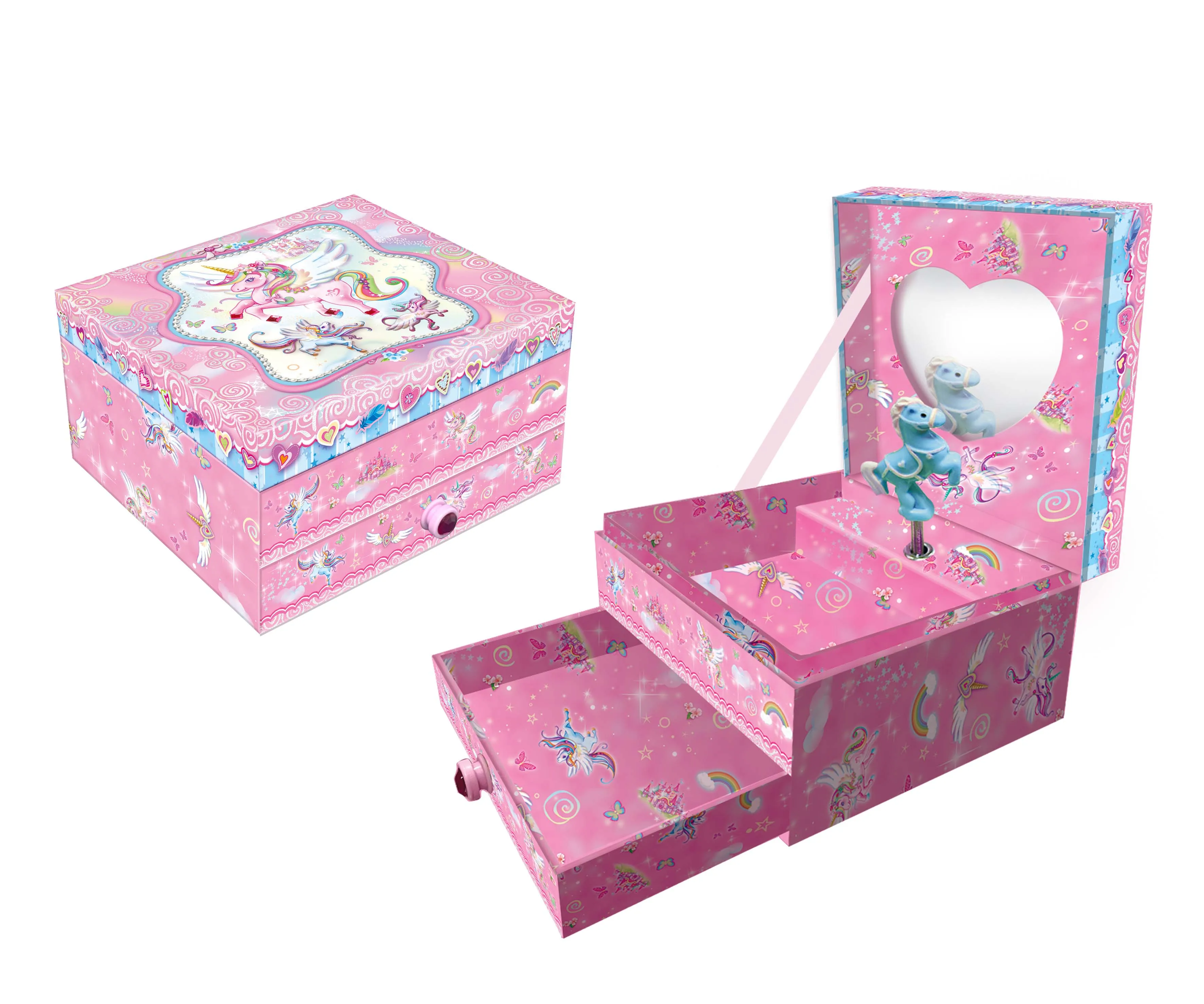 Gift Music Boxes Music Box Girl Handmade Music Jewelry Boxes direct selling