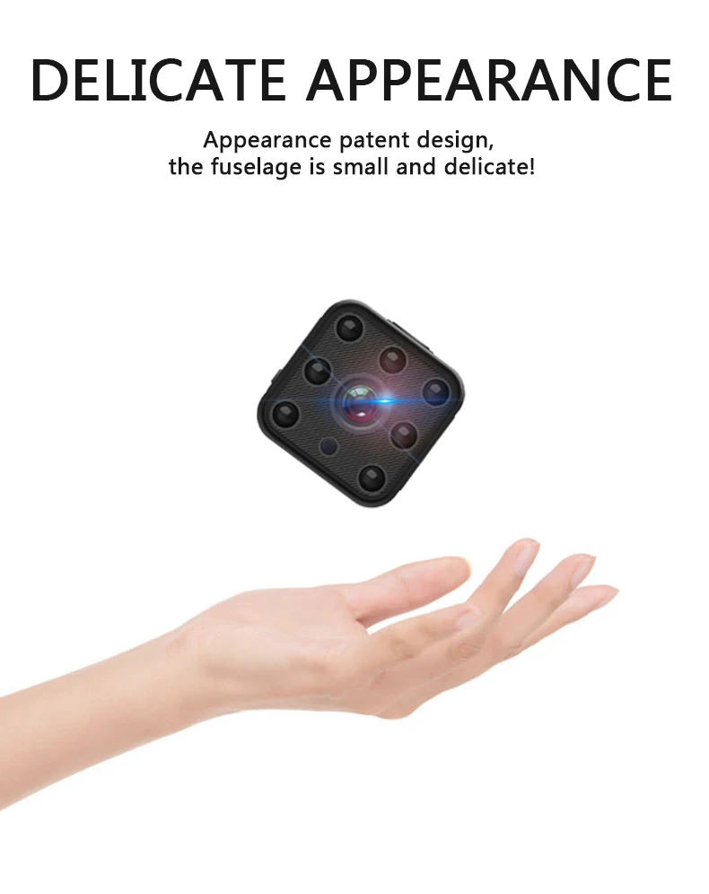 Indoor Home Battery Powered Wireless Surveillance Wifi Camera Night