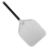 Silver 12inch square pizza peel + 40cm Aluminum alloy handle