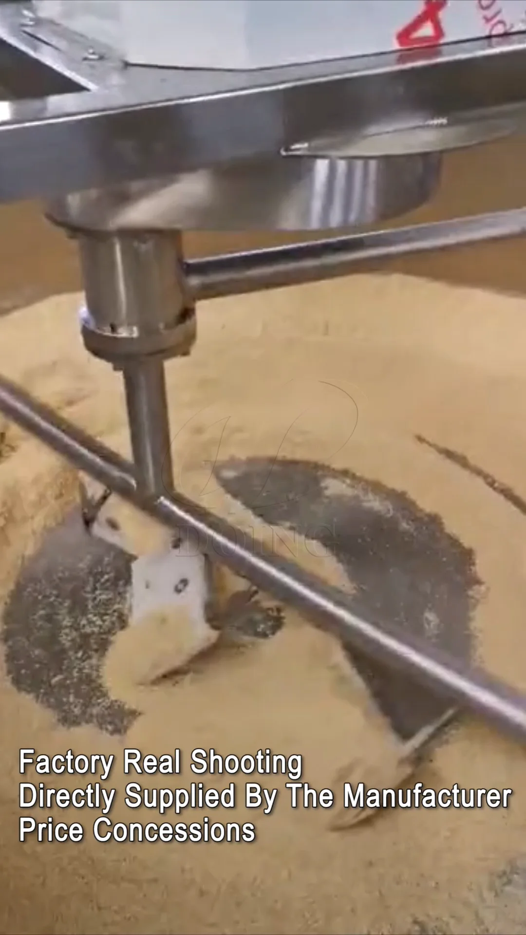 100200kg/h Cassava Processing Unit Engine For Frying Garri Gary Frying